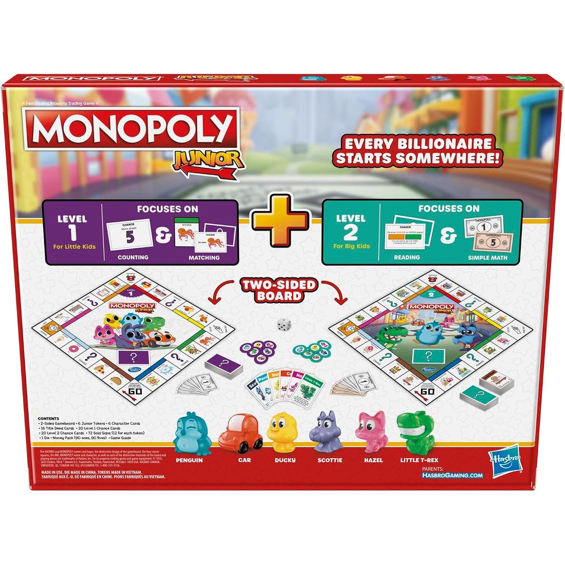 Monopoly Junior: 2 Games in 1 Board Game, view 2