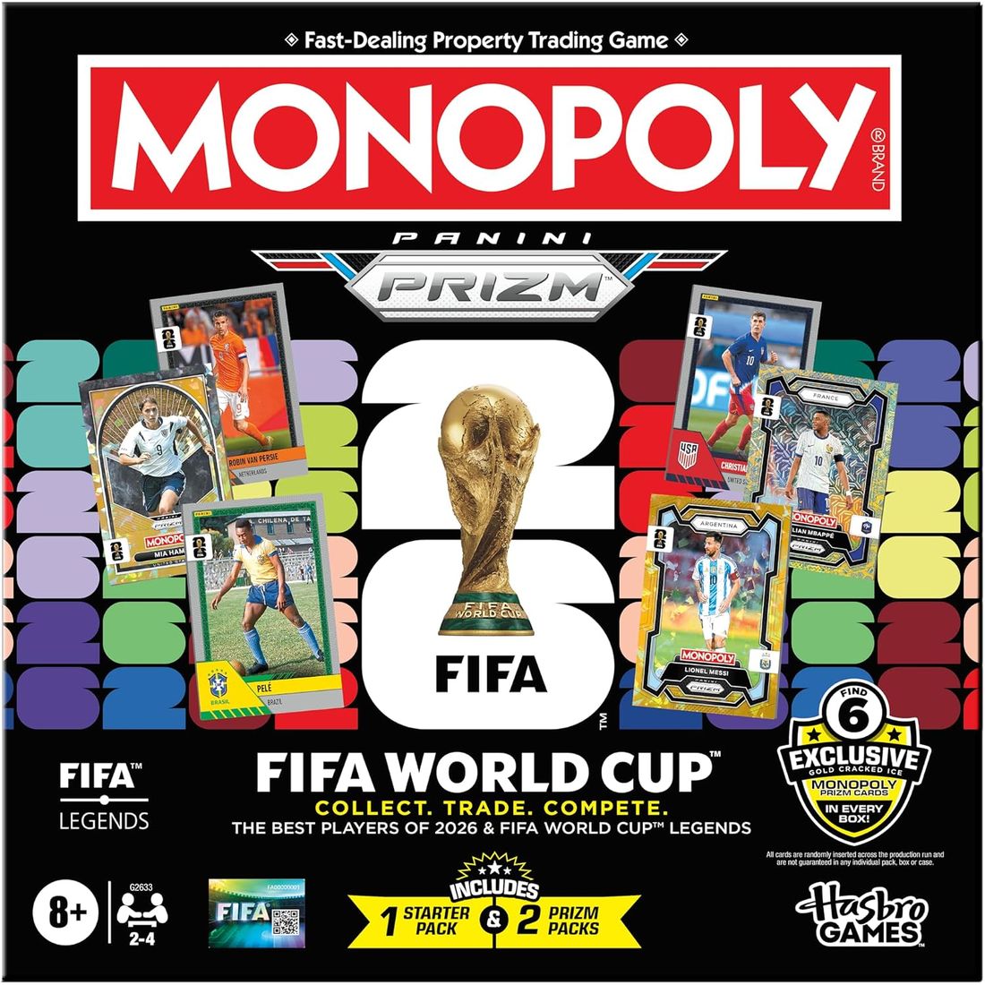 Monopoly Panini Prizm: FIFA World Cup Edition