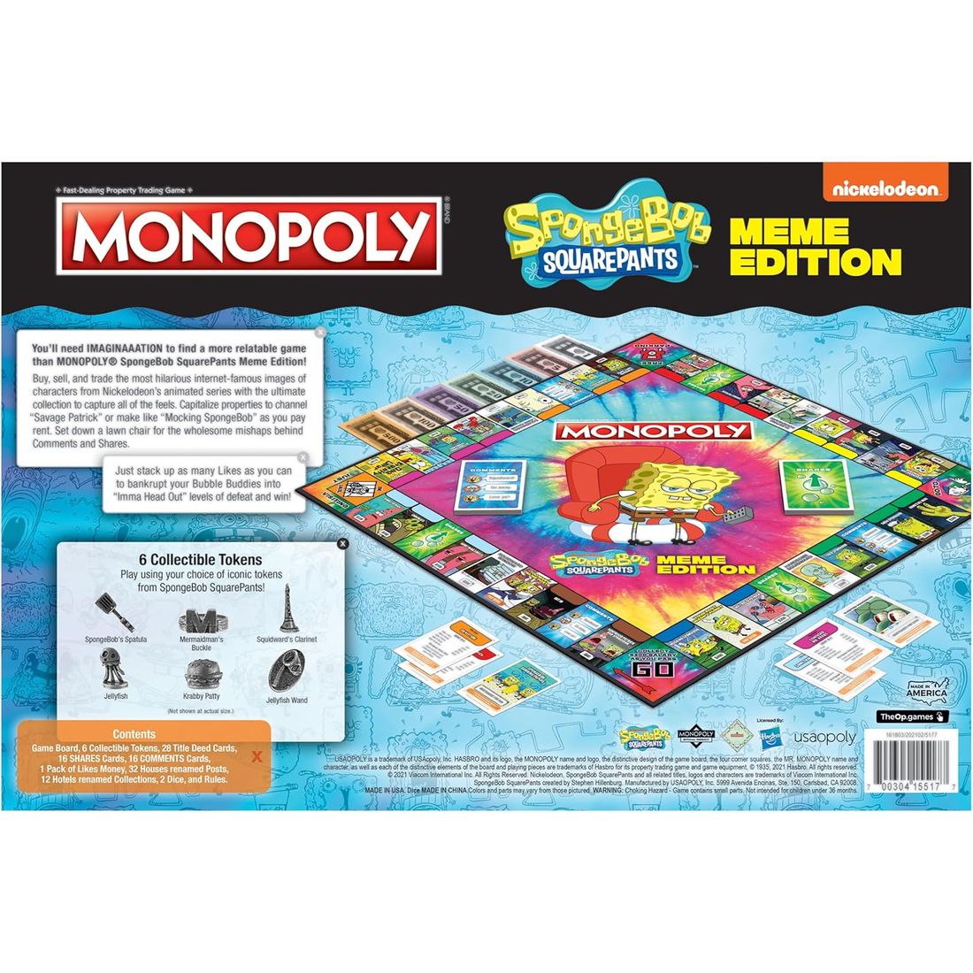 Monopoly: SpongeBob SquarePants Meme Edition, view 2