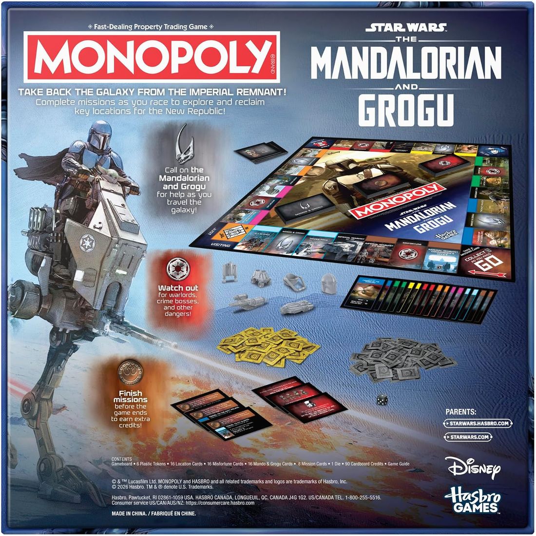 Monopoly: Star Wars The Mandalorian and Grogu Edition, view 2