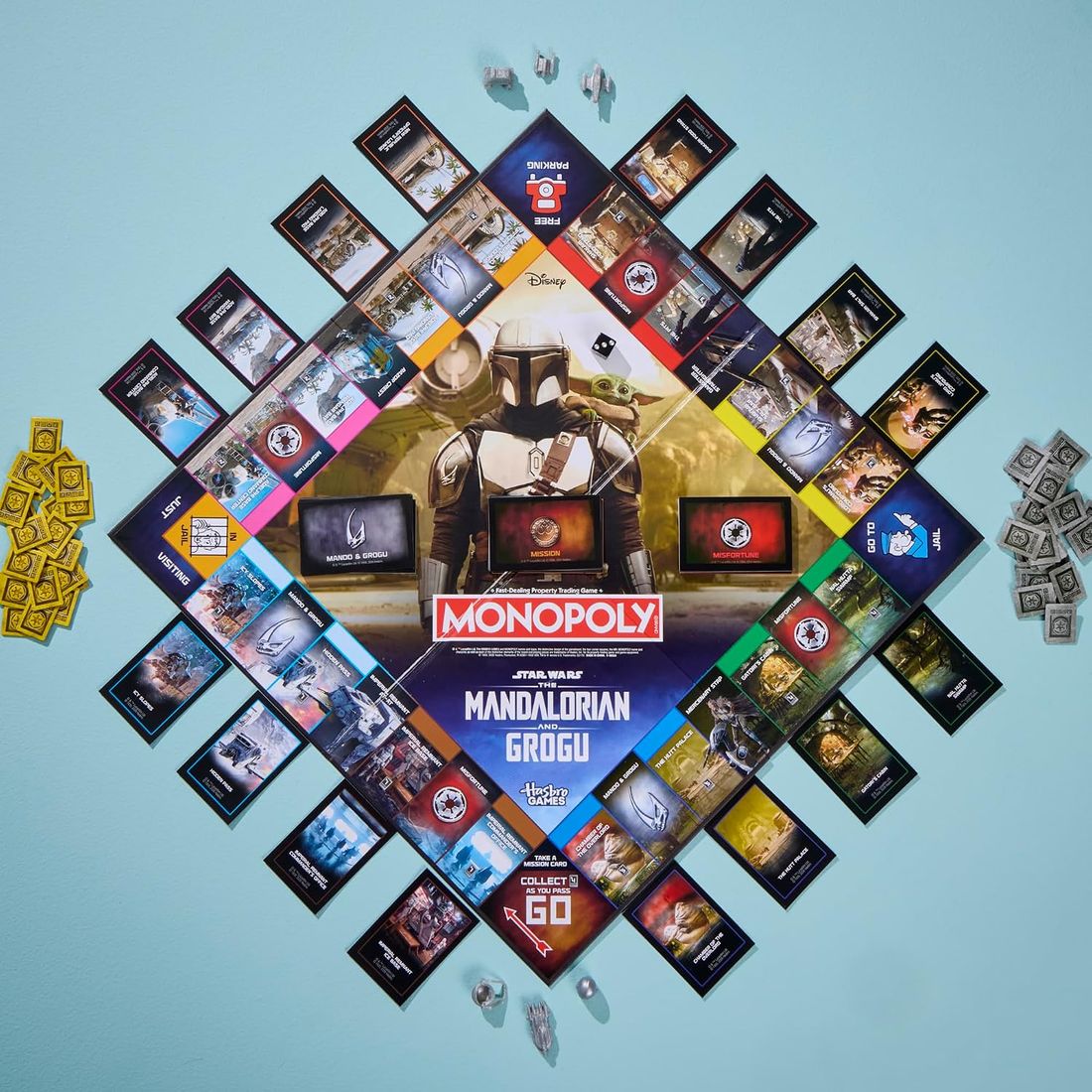 Monopoly: Star Wars The Mandalorian and Grogu Edition, view 3