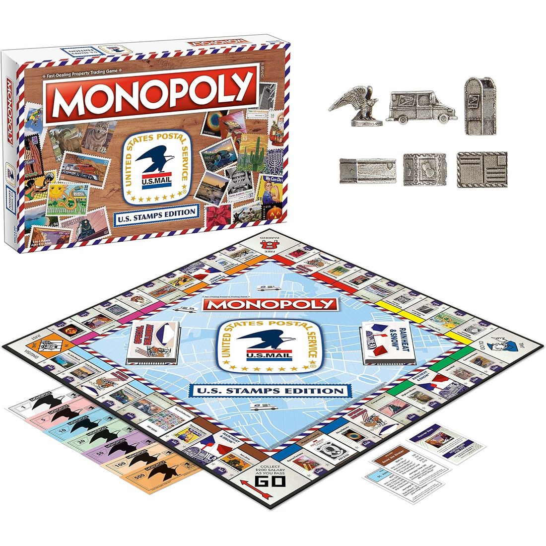 Monopoly: U.S. Stamps Edition, view 3