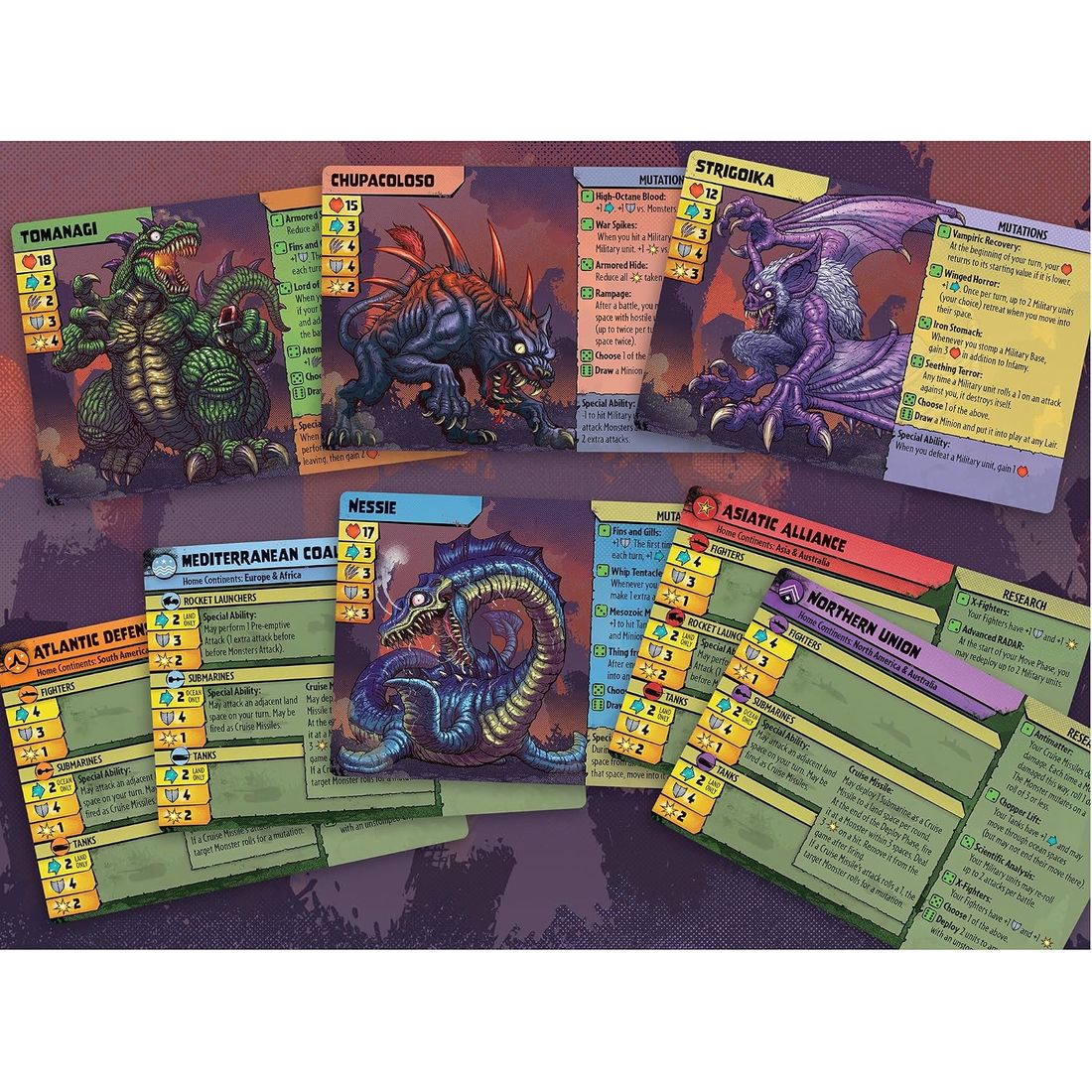 Monsters Menace the World Kaiju Strategy Game, view 3