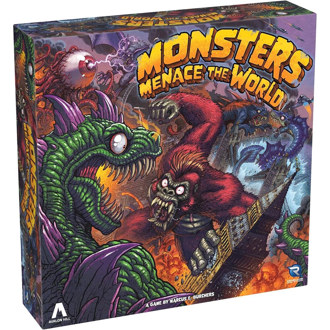 Monsters Menace the World Kaiju Strategy Game