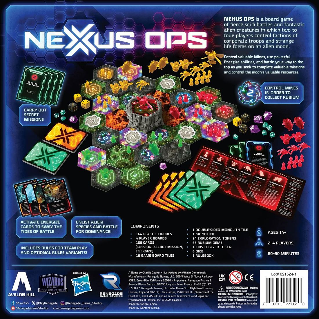 Nexus Ops Sci-Fi Strategy Board Game, view 2