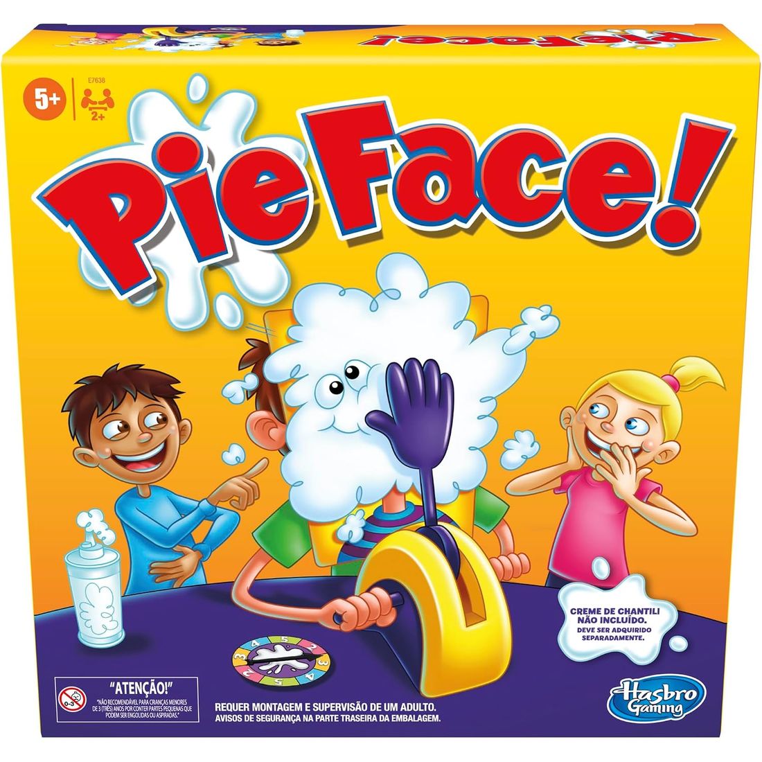 Pie Face Whipped Cream Game