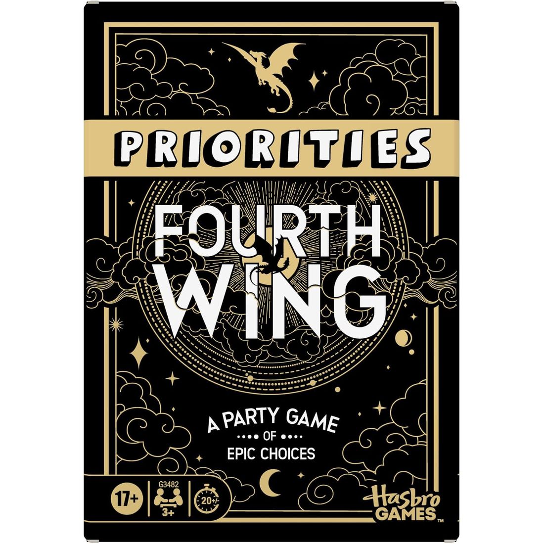 Priorities Fourth Wing Edition Party Game