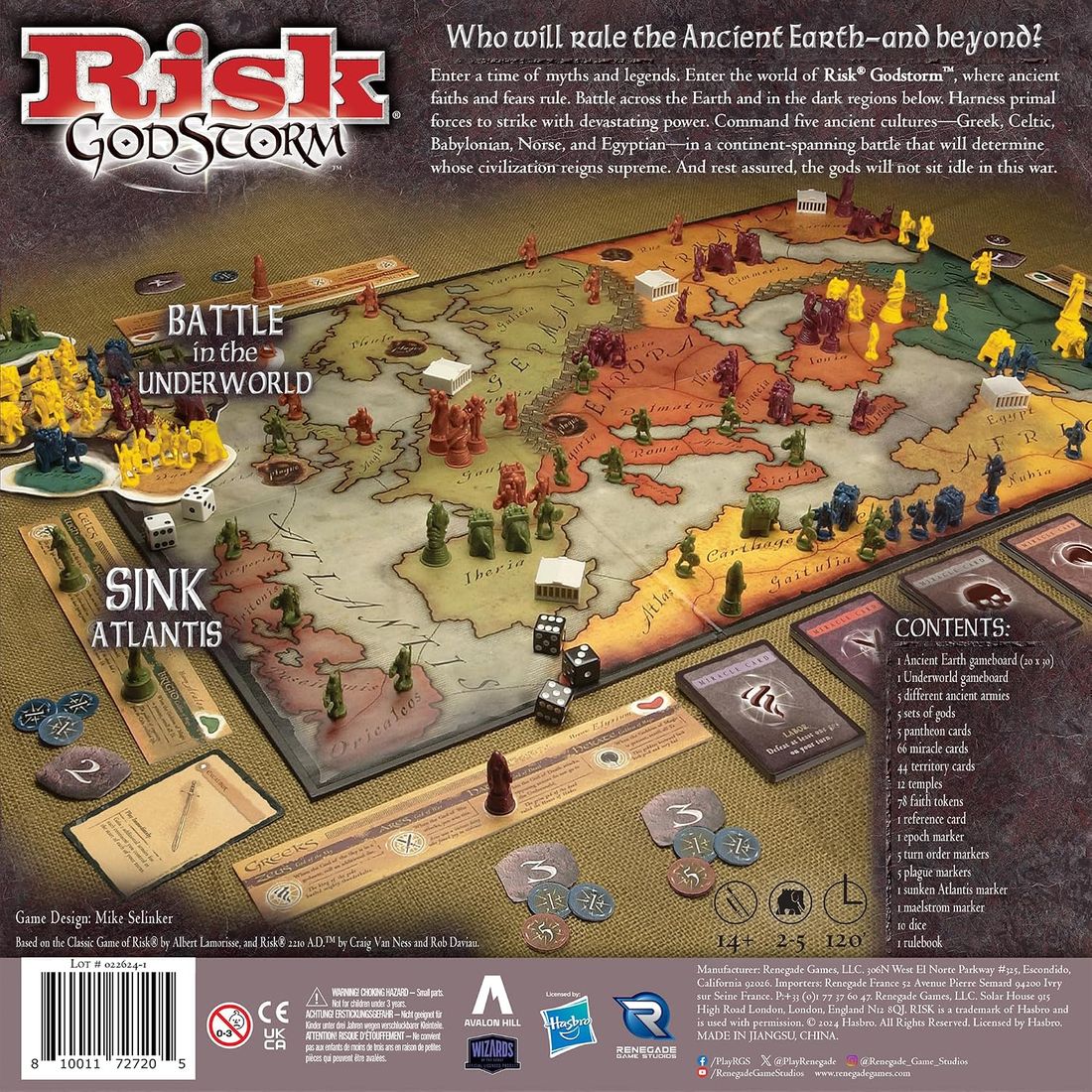 Risk Godstorm Mythology Strategy Game, view 3