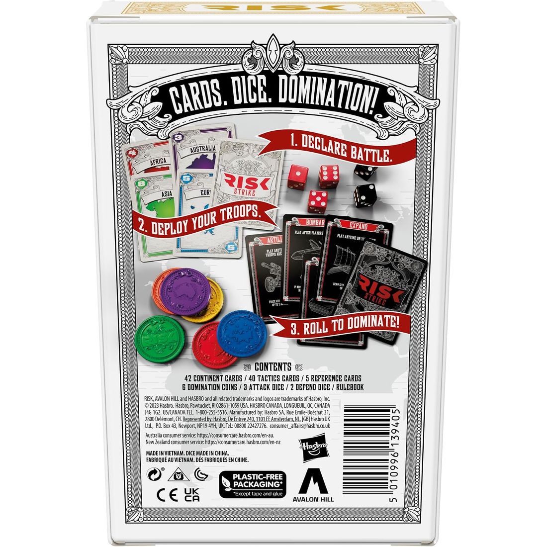 Risk Strike Cards and Dice Game, view 2