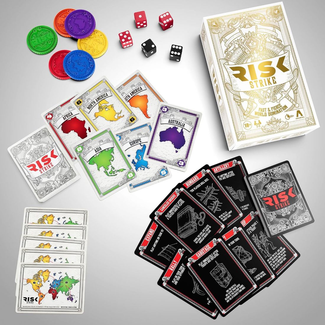 Risk Strike Cards and Dice Game, view 4