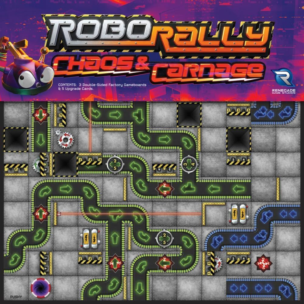 Robo Rally: Chaos & Carnage Expansion, view 5