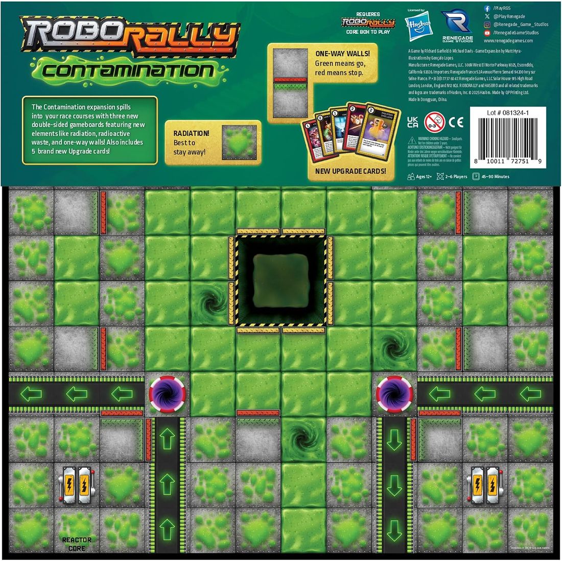 Robo Rally: Contamination Expansion, view 2