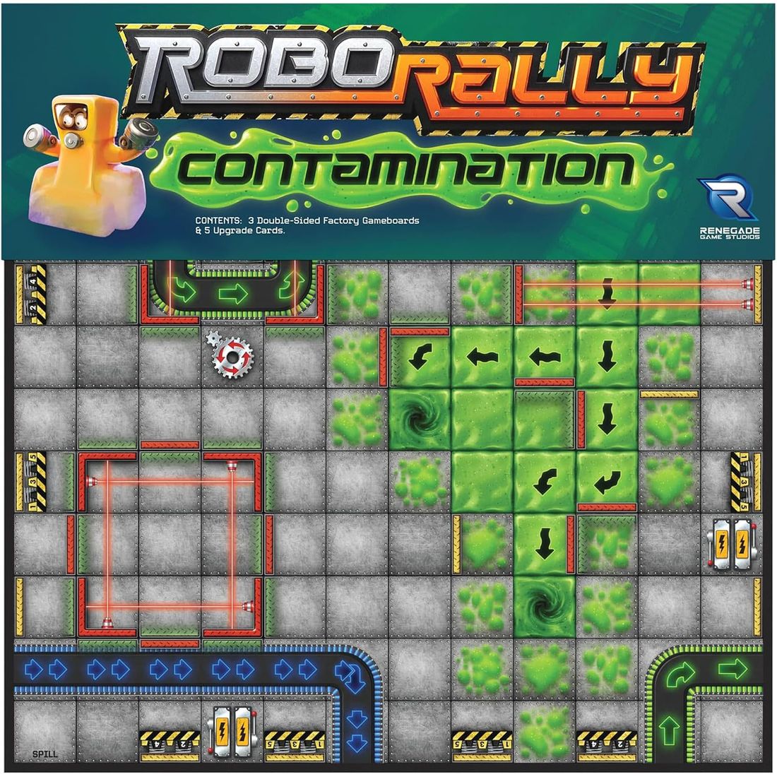 Robo Rally: Contamination Expansion, view 5