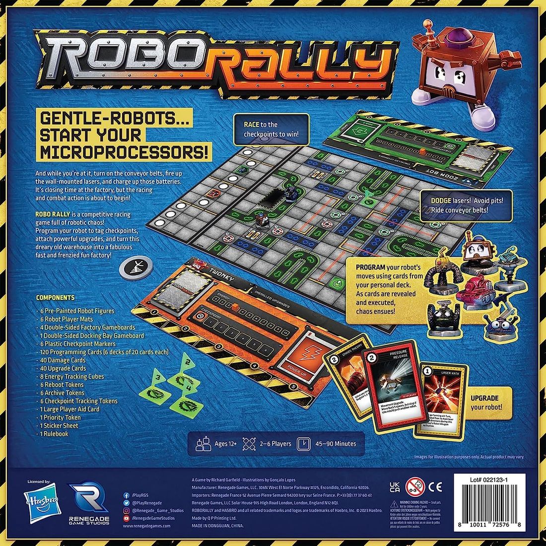 Robo Rally Robot Racing Strategy Board Game, view 2