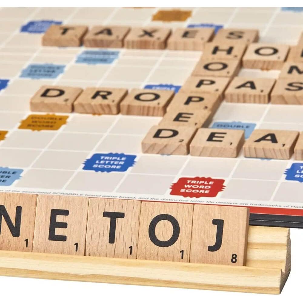 Scrabble Classic Crossword Board Game, view 6