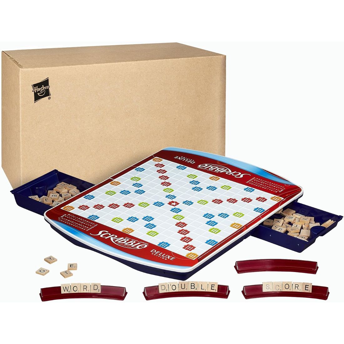 Scrabble Deluxe Edition Board Game, view 2