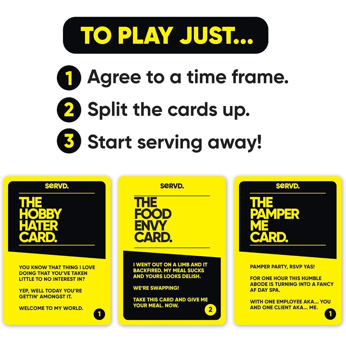 Servd Couples Edition Card Game, view 4