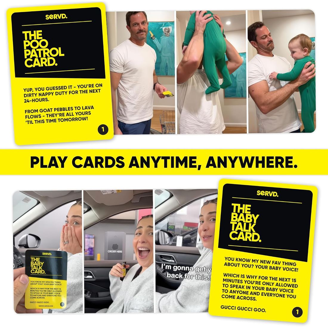 Servd: Newborn Parents Edition Card Game, view 5