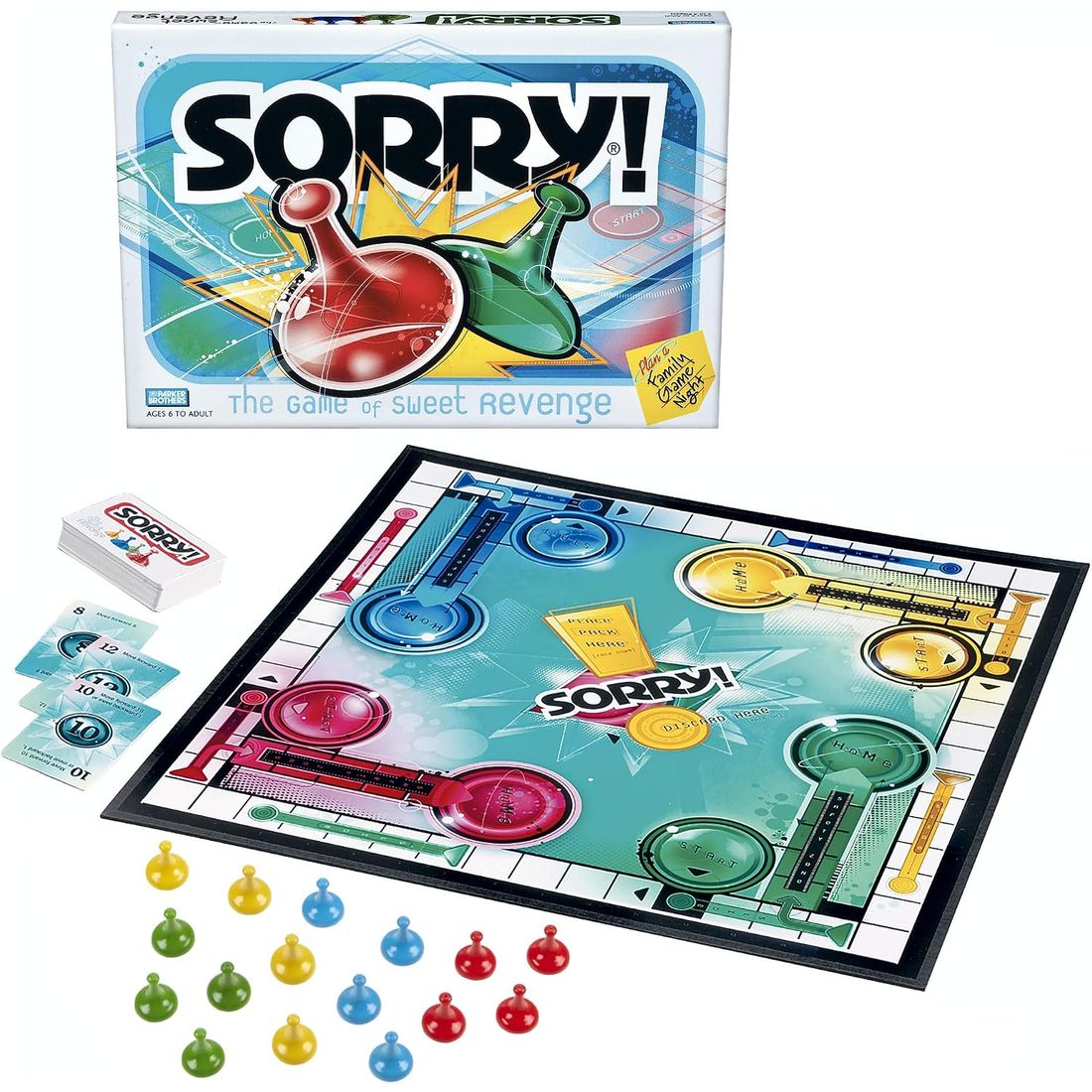 Sorry! Sweet Revenge Family Board Game, view 3