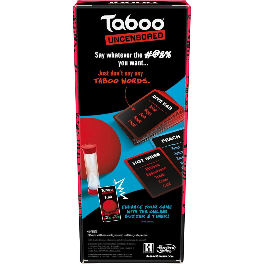 Taboo Uncensored Adults-Only Party Game, view 2
