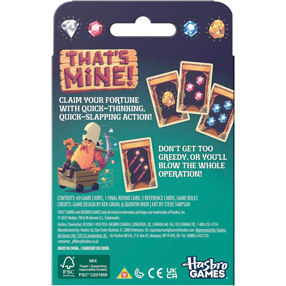 That's Mine! Card Game, view 2