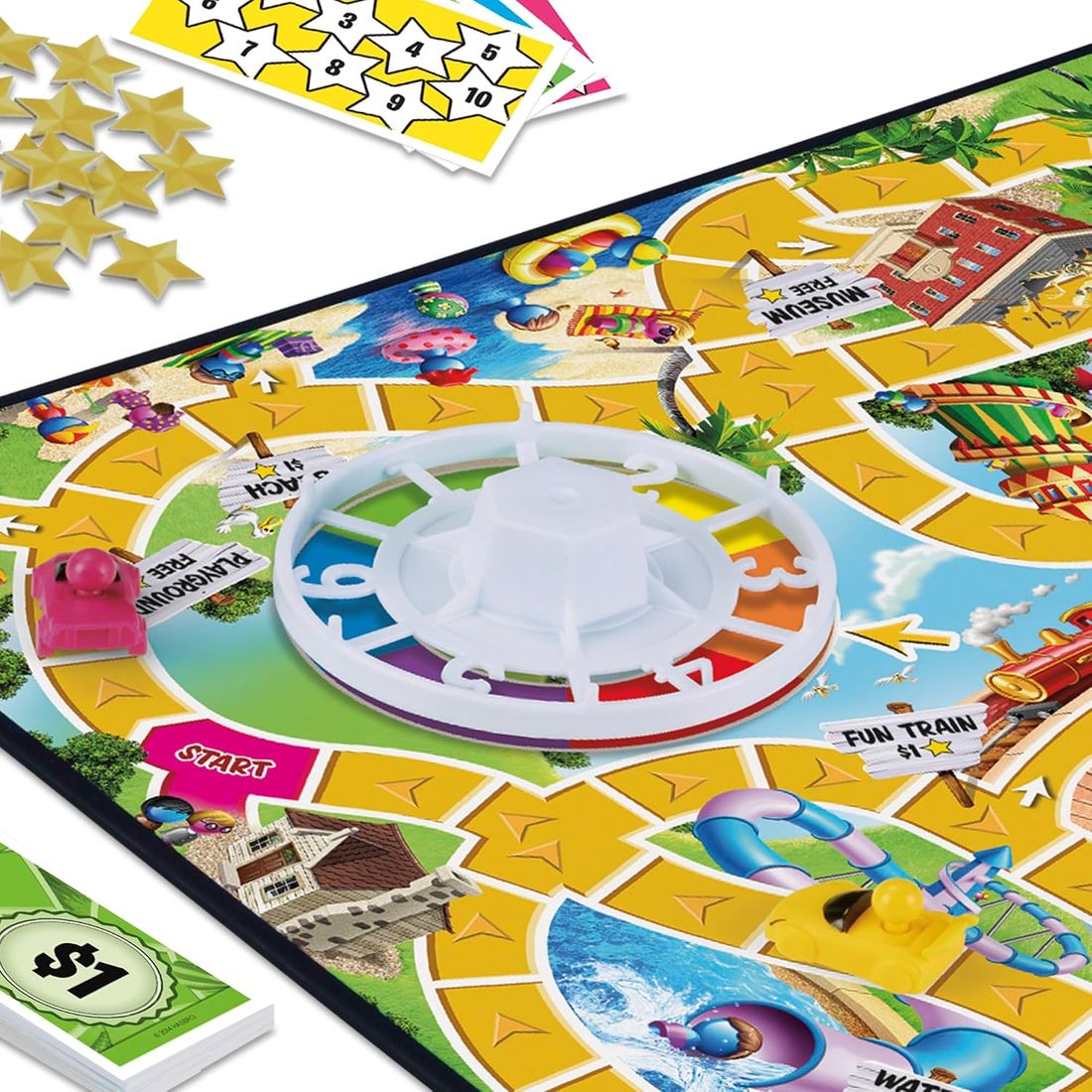 The Game of Life Junior Board Game, view 3