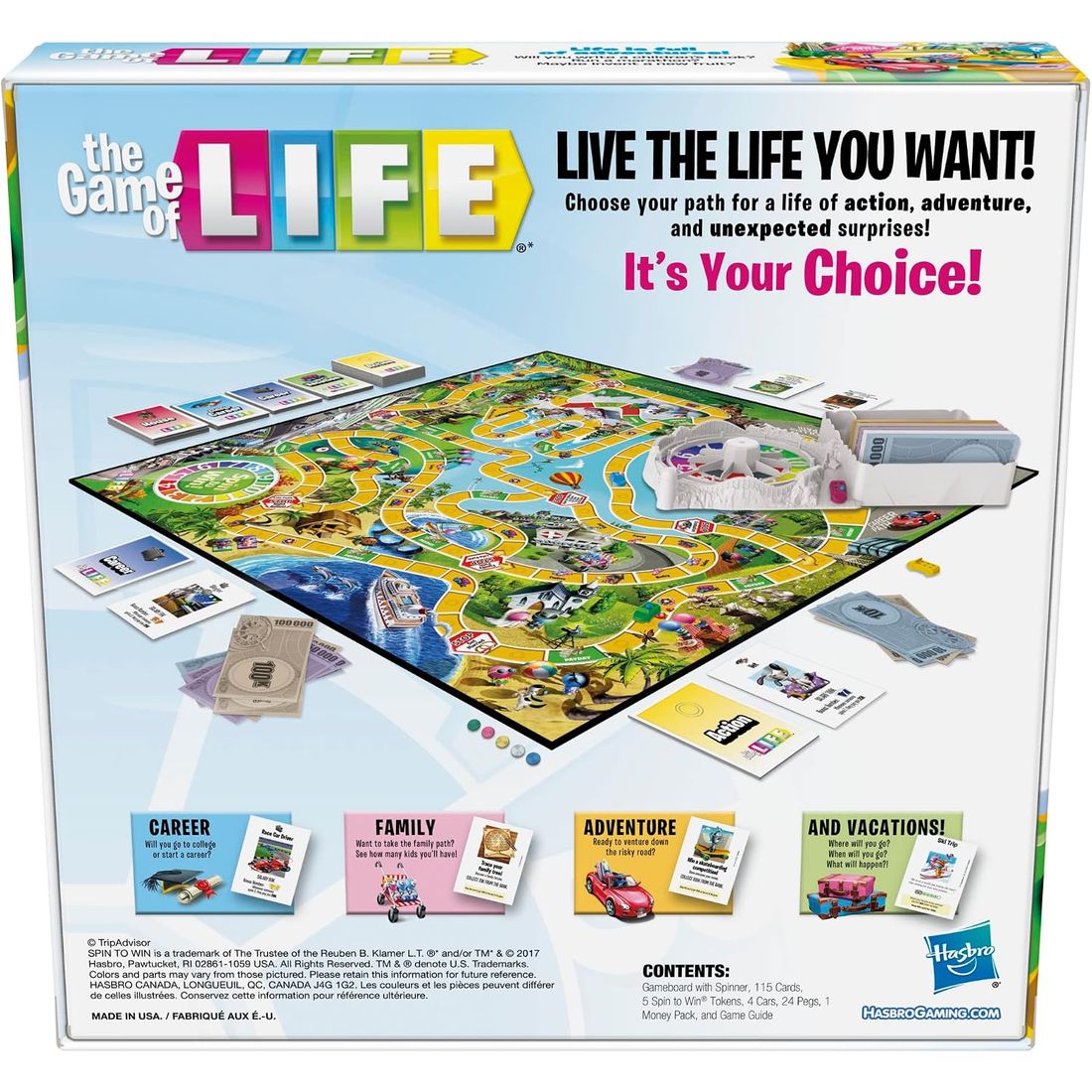 The Game of Life with 31 Careers, view 2