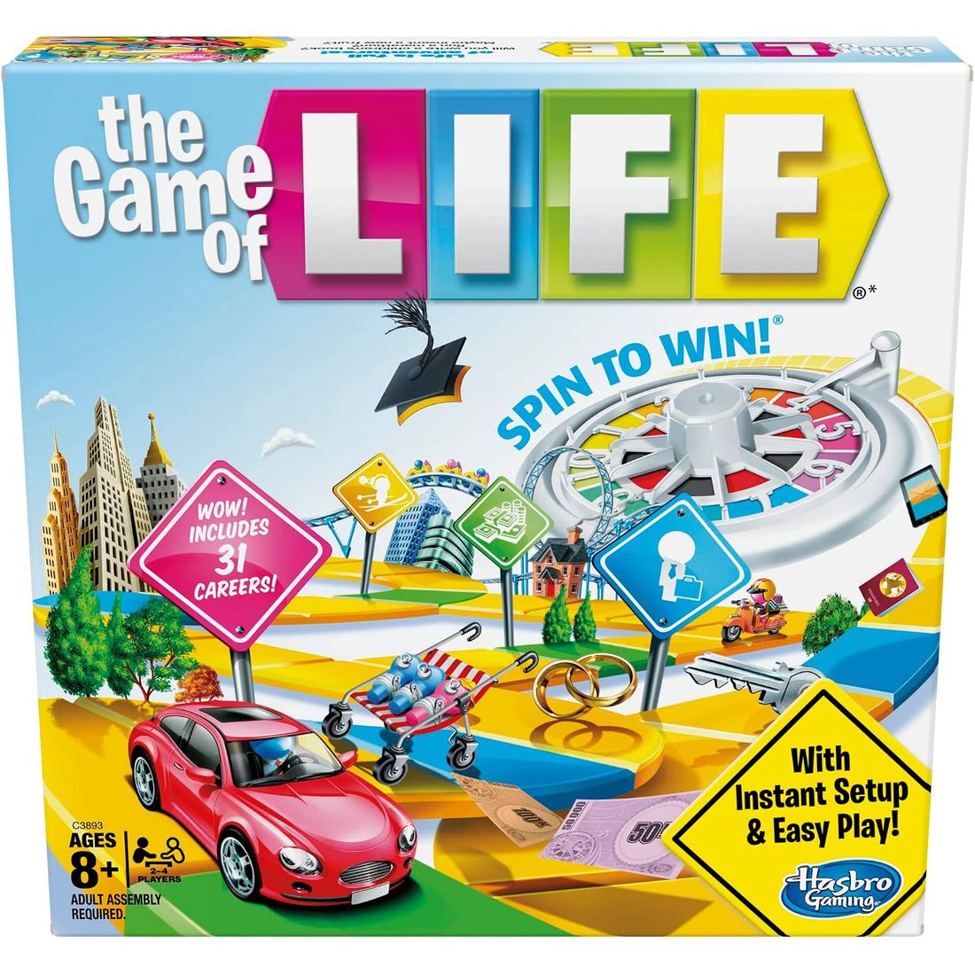 The Game of Life with 31 Careers