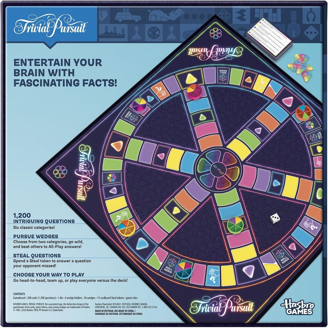 Trivial Pursuit 2026 Edition Board Game, view 2