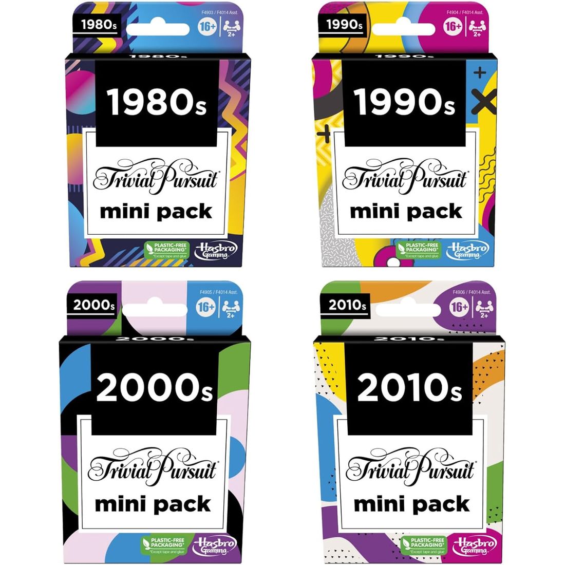 Trivial Pursuit Mini Packs Multipack, view 2