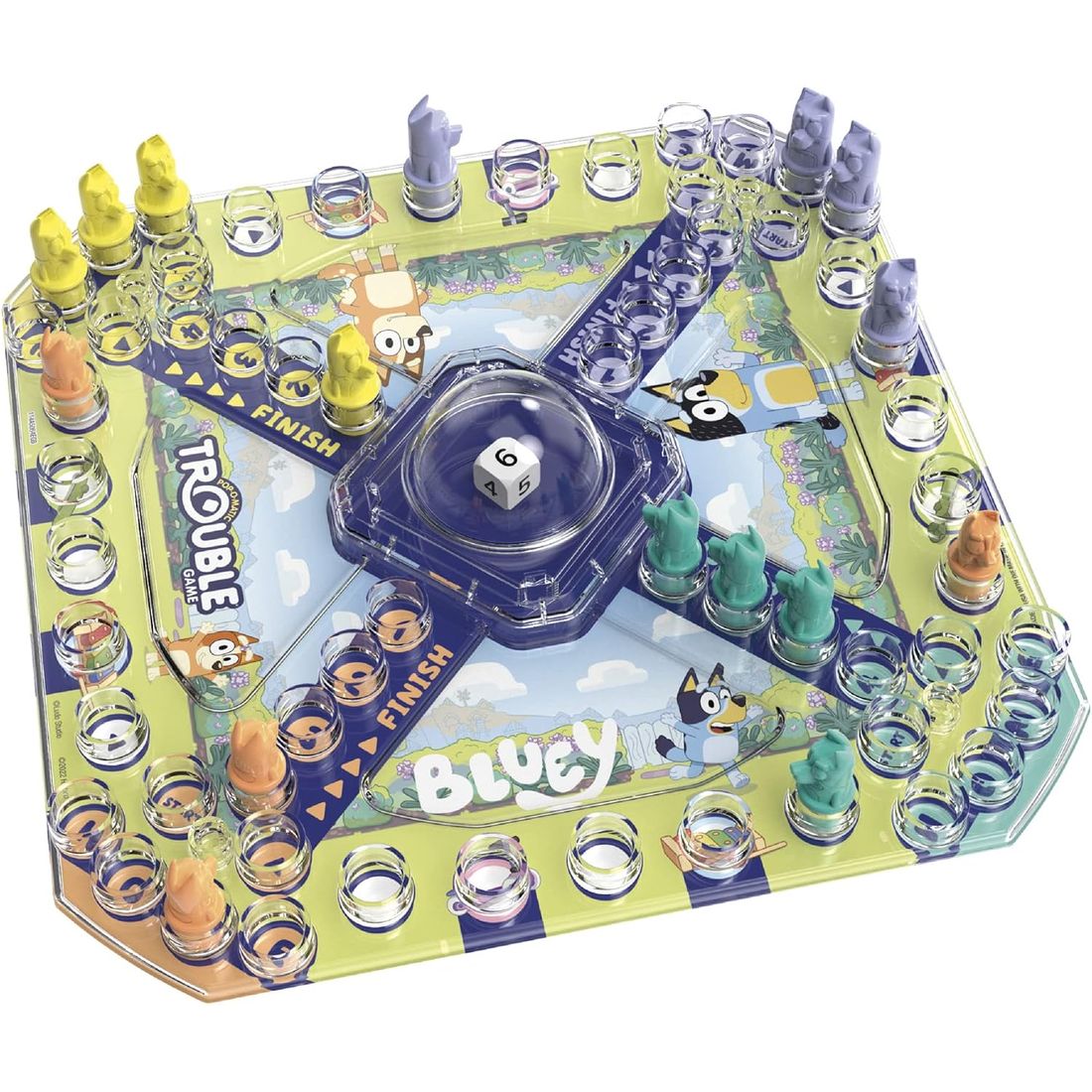 Trouble: Bluey Edition Board Game, view 3
