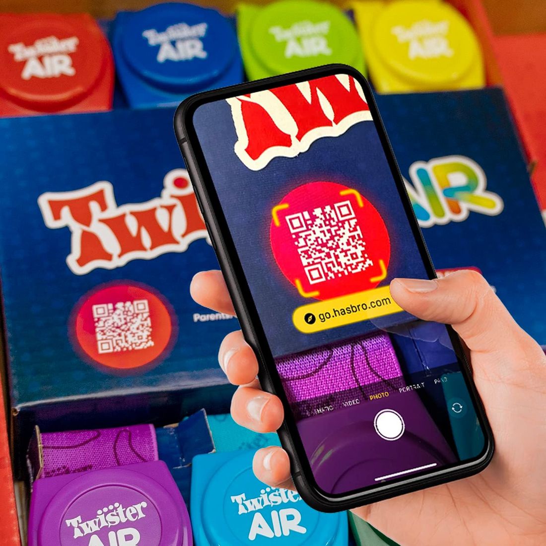 Twister Air Game with Wrist and Ankle Bands, view 3
