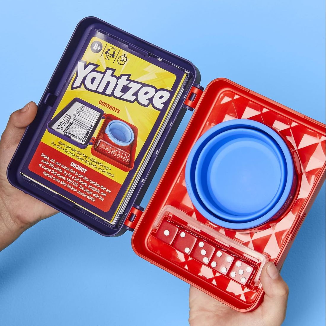 Yahtzee Dice Game with Collapsible Cup, view 3