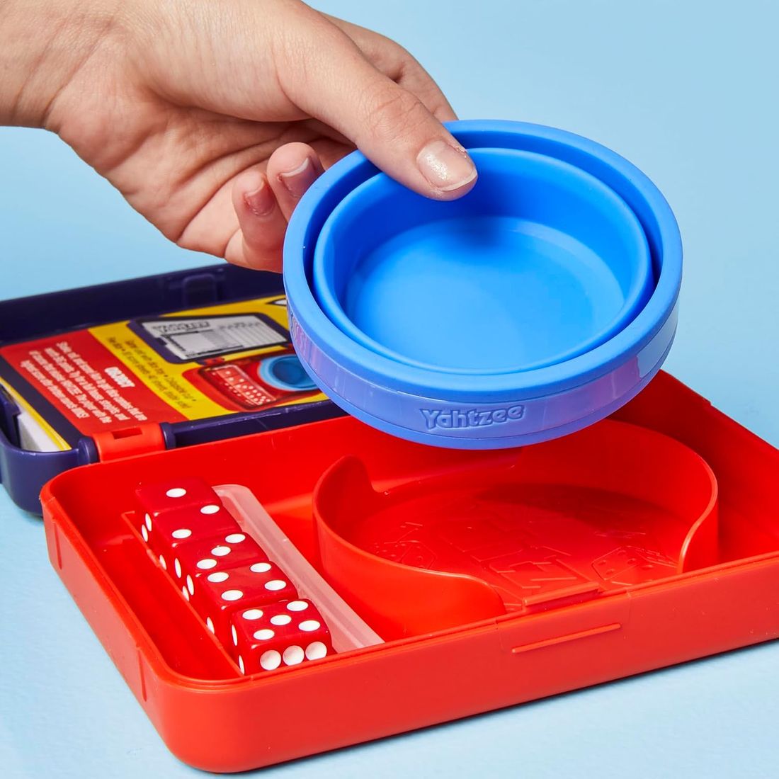 Yahtzee Dice Game with Collapsible Cup, view 4