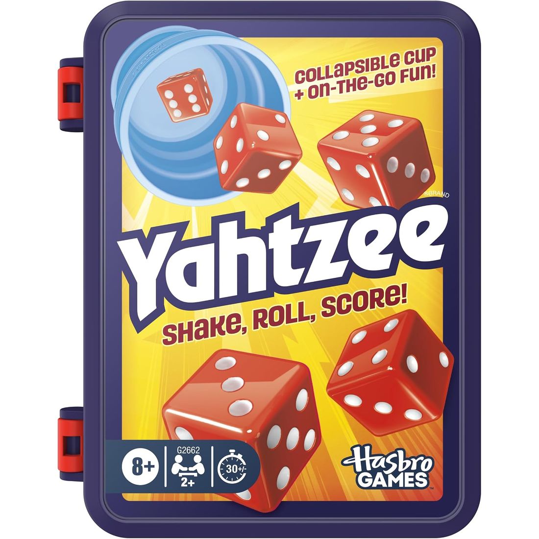 Yahtzee Dice Game with Collapsible Cup