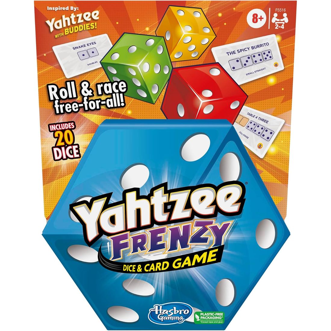 Yahtzee Frenzy Dice and Card Game