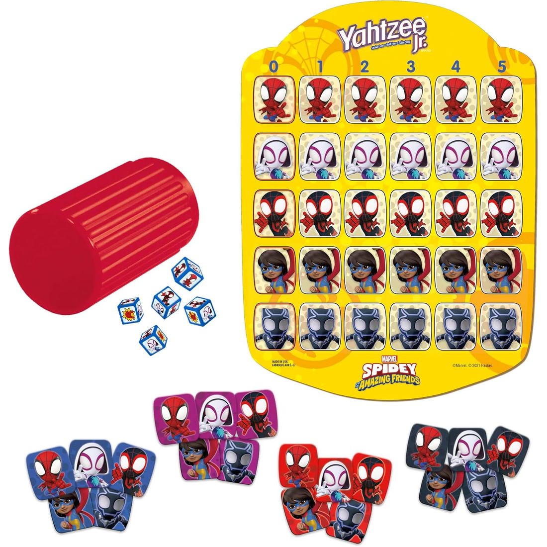 Yahtzee Jr.: Spidey and His Amazing Friends Edition, view 4