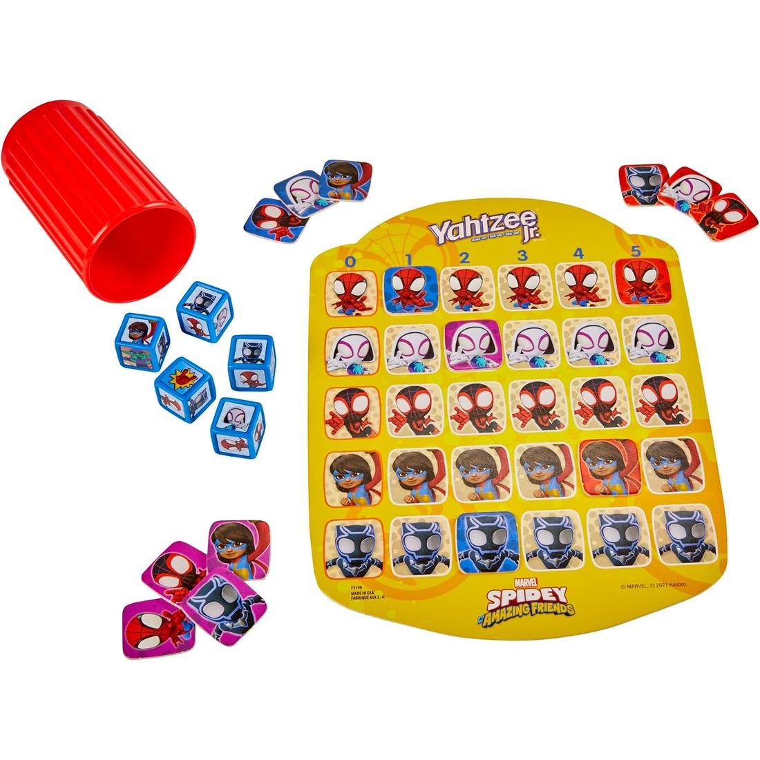 Yahtzee Jr.: Spidey and His Amazing Friends Edition, view 5