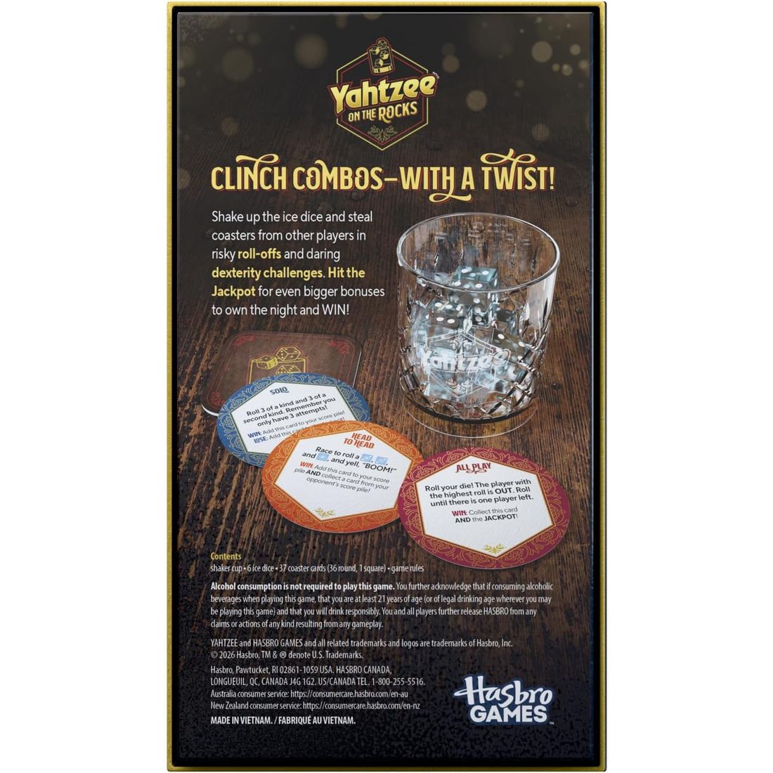 Yahtzee On the Rocks Dice Game, view 2